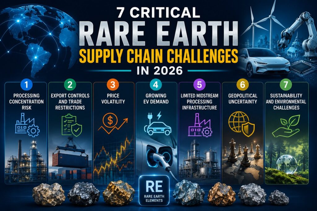 Rare Earth Supply Chain Challenges 2026: 7 Critical Risks Reshaping Global Industries 3 7 critical rare earth supply risks