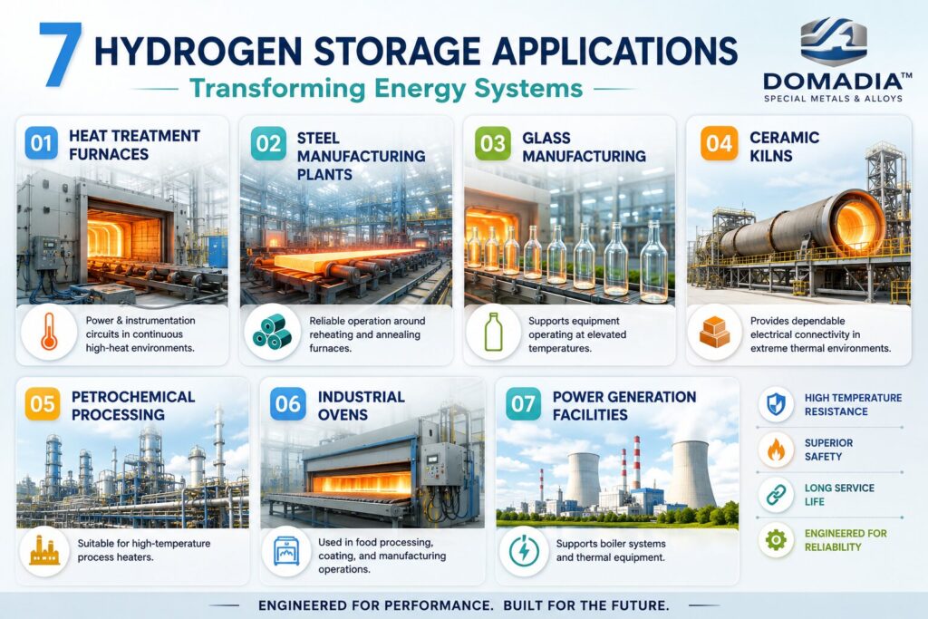 Furnace Industry Cable Selection: 7 Critical Factors for Reliable Performance 3 7 hydrogen storage applications