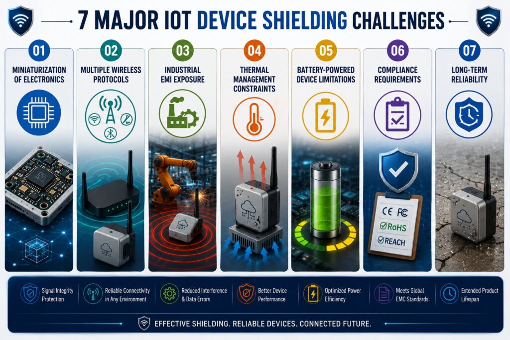 IoT Device Shielding: 7 Powerful Challenges Using UNS N14080 2 7 major IoT device shielding challenges