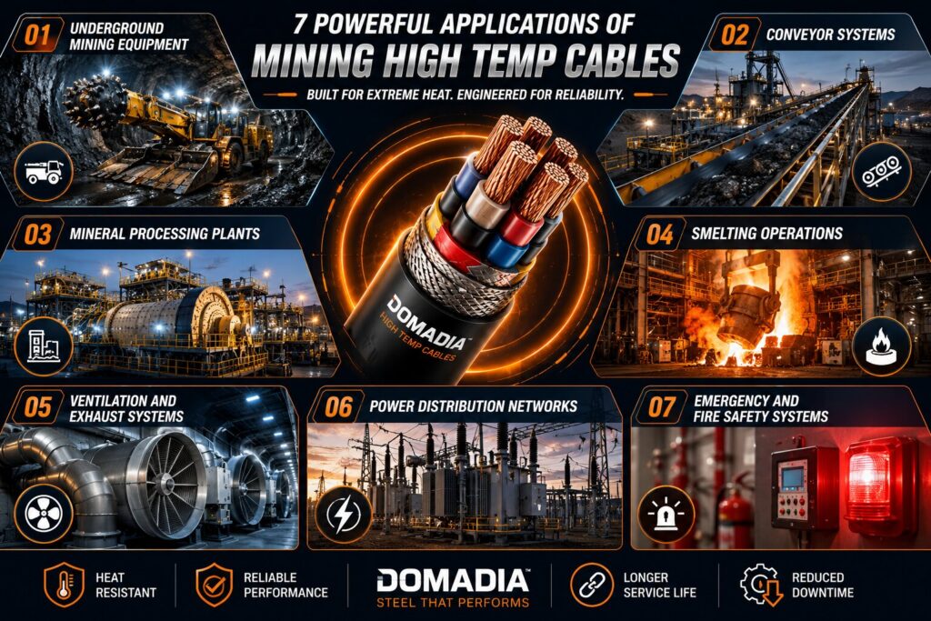 Mining High Temp Cables: 7 Powerful Industrial Uses 2 7 powerful applications of mining cables