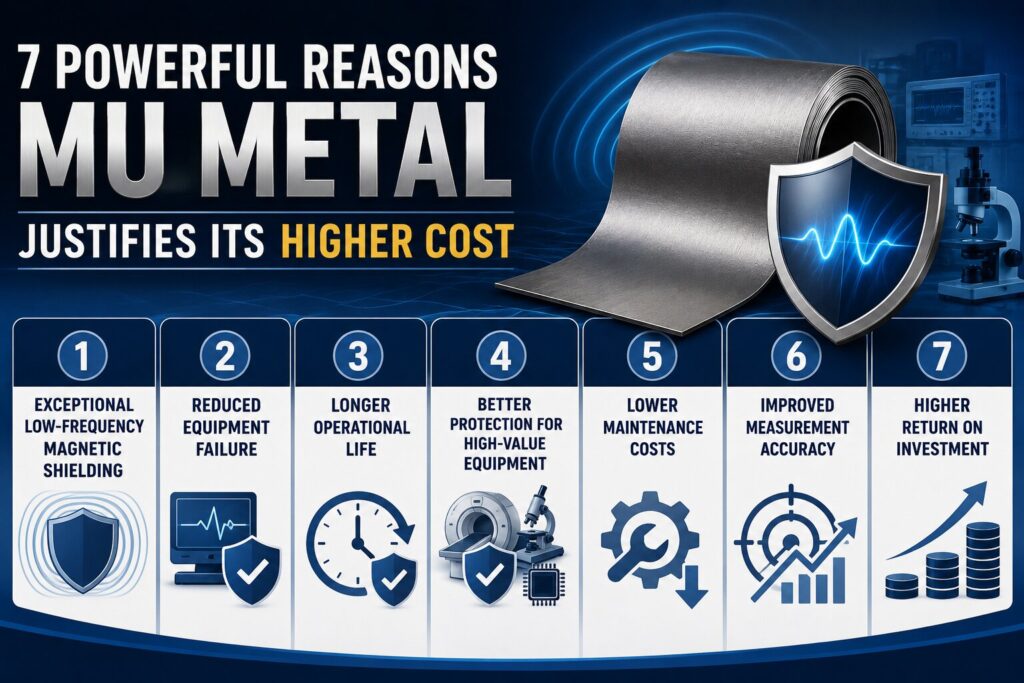 Mu Metal Cost vs Other Shielding Materials: 7 Powerful Reasons to Choose UNS N14080 3 7 powerful reasons for Mu Metal's value