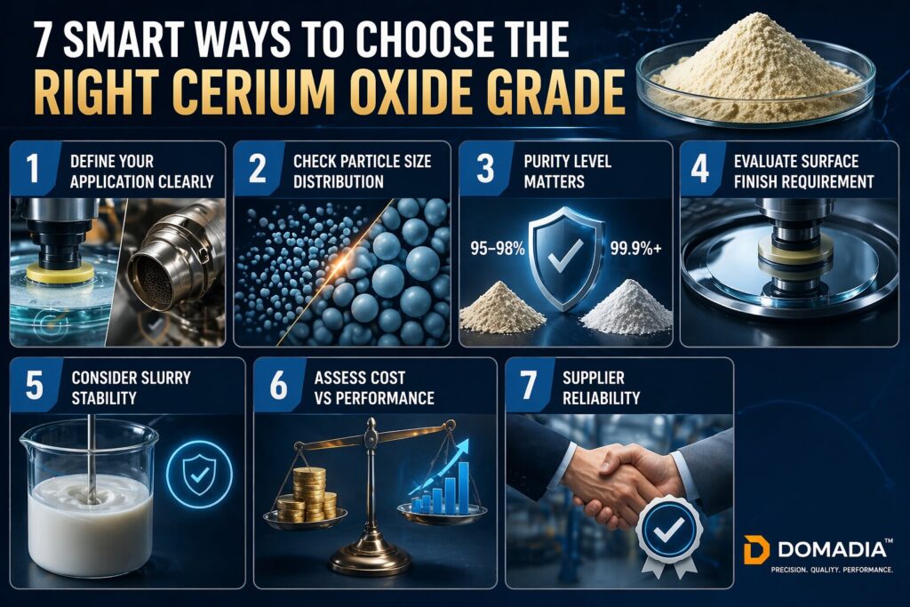 Cerium Oxide Grade Selection – 7 Smart Ways to Choose the Right One 2 7 smart ways to choose cerium oxide grade