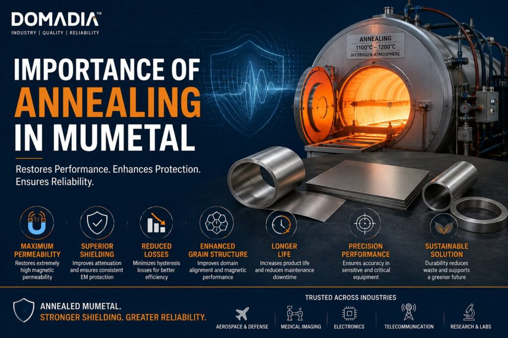 MuMetal Annealing Benefits: 7 Powerful Reasons It Matters | DOMADIA™ 2 Annealing Mumetal Enhancing Performance & Protection