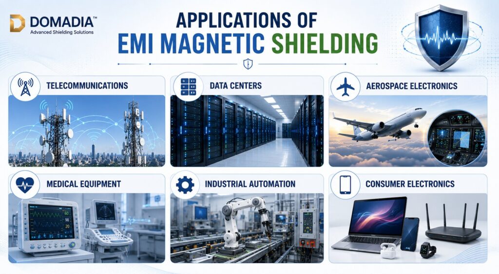 EMI Magnetic Shielding: 7 Powerful Differences Every Engineer Should Understand 4 Applications of EMI magnetic shielding