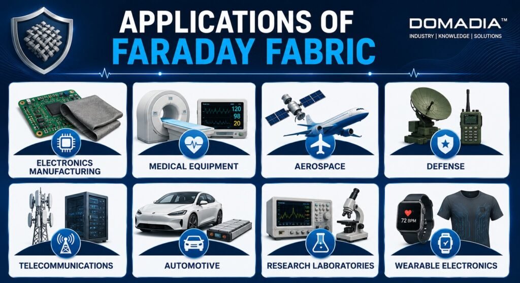 Faraday Fabric Testing: 9 Proven Ways to Verify Shielding Performance 4 Applications of Faraday fabric