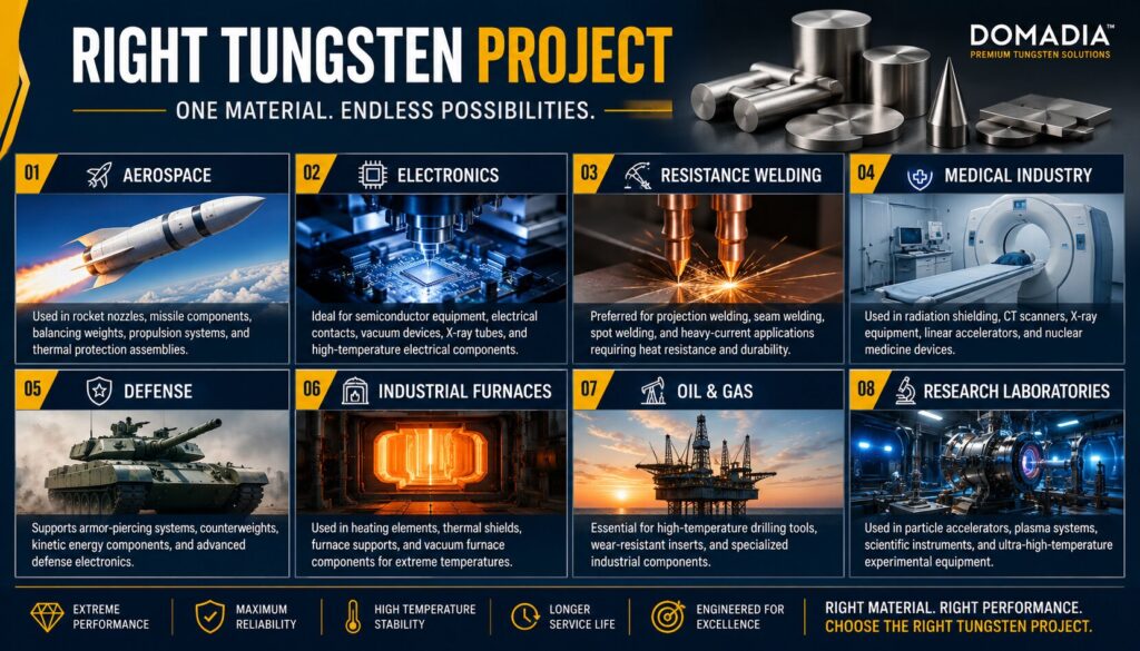 Right Tungsten Project: 9 Powerful Factors to Ensure Maximum Performance 3 Applications of Right tungsten project