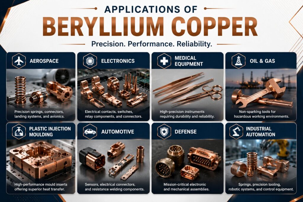 Home Beryllium Copper Safety: 9 Essential Facts About UNS C17200 for Working at Home 4 Applications of beryllium copper