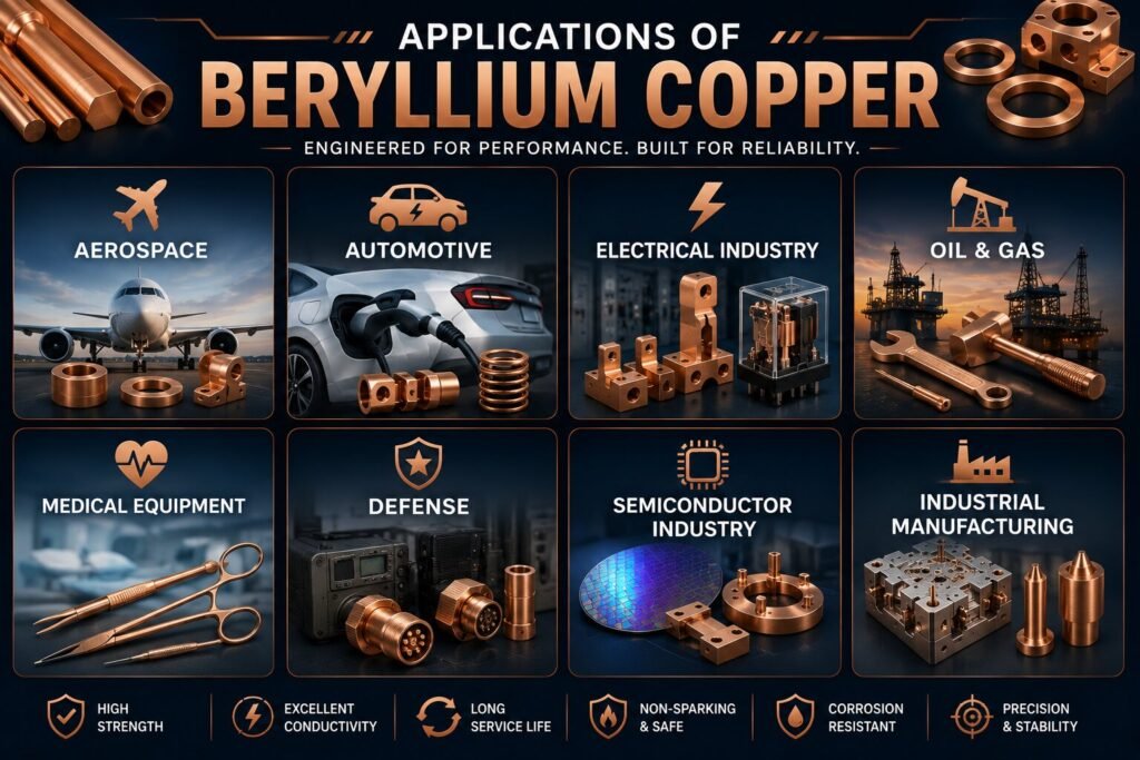 How Much Does Beryllium Copper Cost? 7 Powerful Factors That Affect the Price 4 Applications of beryllium copper