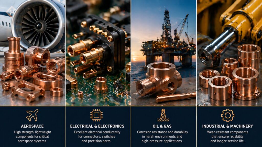 C17200 Heat Treatment: 7 Powerful Secrets That Transform Performance (UNS C17200) 3 Applications of copper in industries
