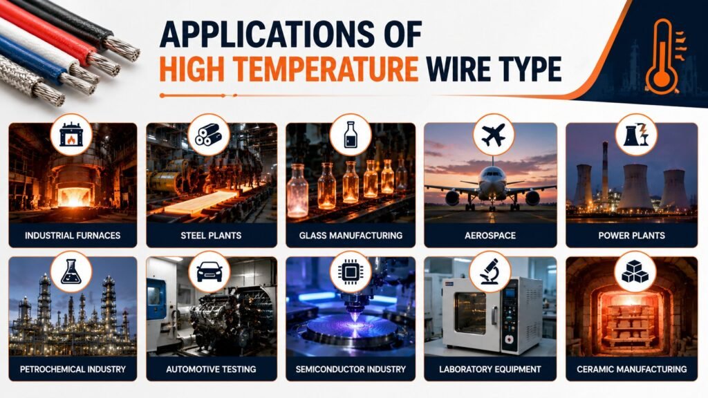 High Temperature Wire Type: 9 Smart Ways to Choose the Right Wire for Your Project 4 Applications of high temperature wire type