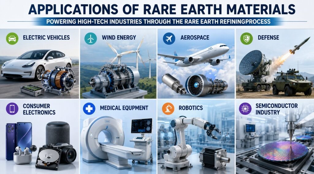 How Do Rare Earth Elements Get Refined After Mining? 9 Powerful Steps in the Rare Earth Refining Process 4 Applications of rare earth materials
