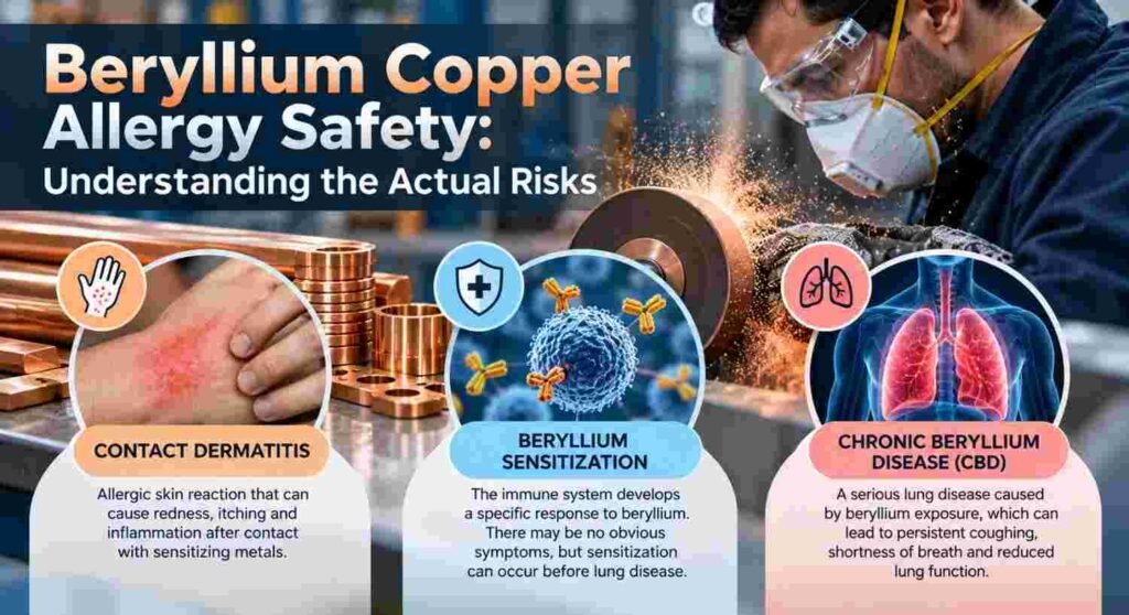 How to Work with Beryllium Copper If You Have Allergies: 9 Essential Safety Tips | UNS C17200 2 Beryllium Copper Allergy Safety