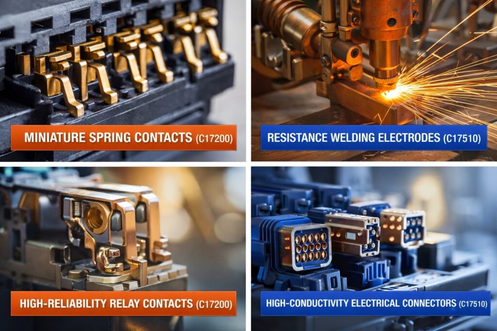 Beryllium Copper Selection: UNS C17200 vs C17510 for Electrical Performance 2 Beryllium Copper Selection