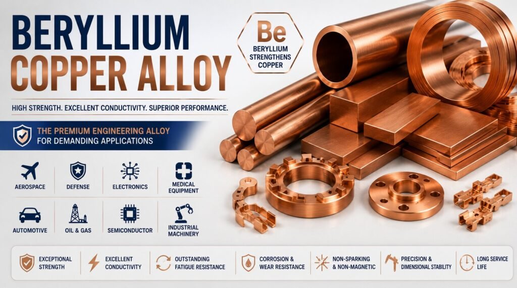 Beryllium Copper Alloy: 9 Powerful Reasons Why Beryllium Transforms Copper 2 Beryllium copper alloy