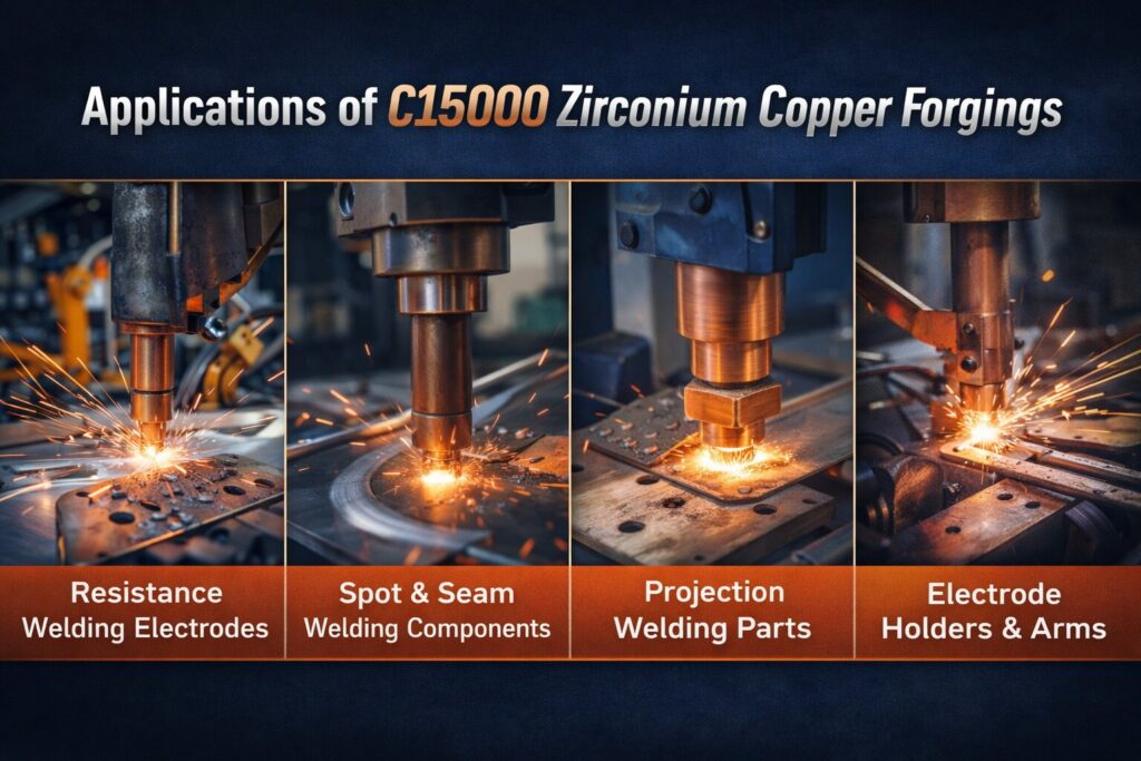 C15000 Zirconium Copper Forgings & Rods – Reliable Welding Power DOMADIA™ 2 C15000 Zirconium Copper Forgings