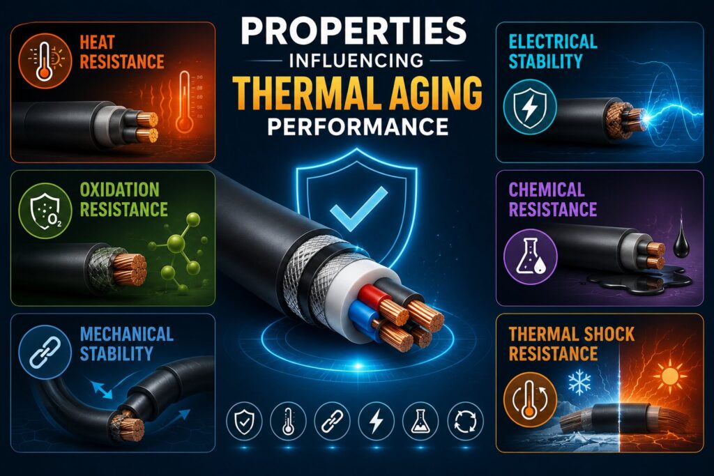 Thermal Aging Cables: 7 Powerful Effects on High Temperature Cable Life 3 Cable insulation properties