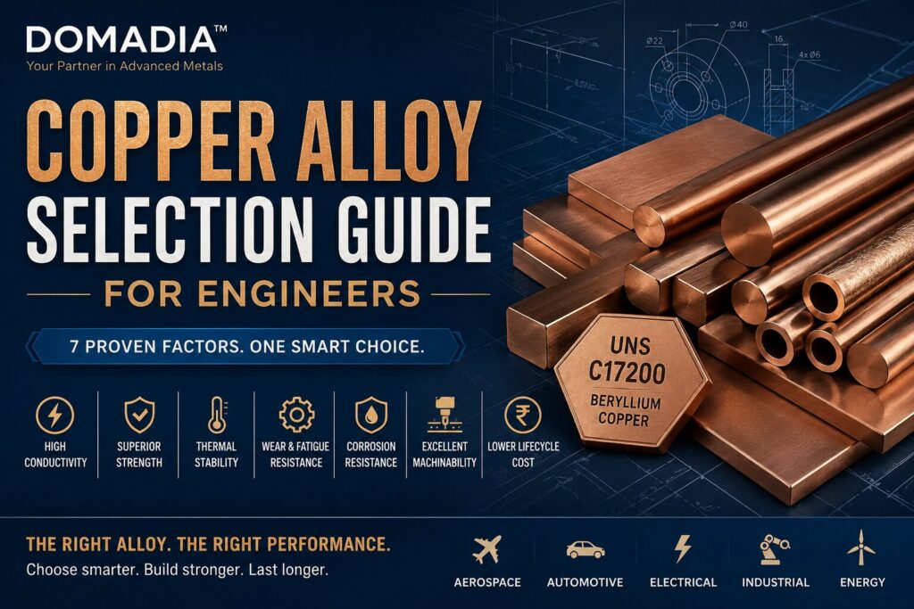 Copper Alloy Selection Guide for Engineers: 7 Proven Factors Using UNS C17200 and Beyond 2 Copper Alloy Selection