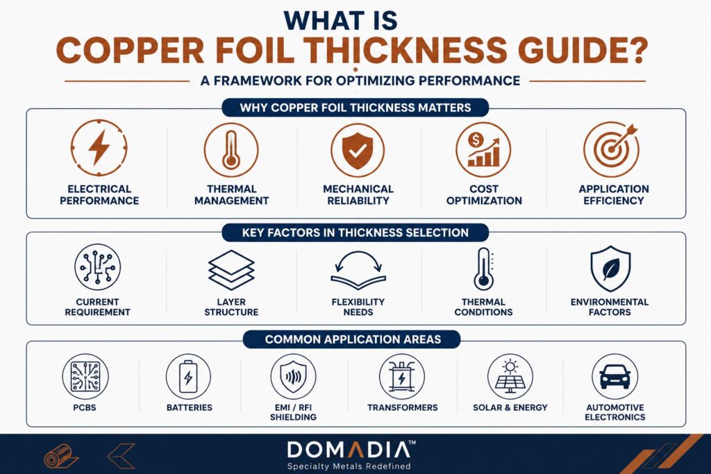Copper Foil Thickness Guide: 7 Smart Optimization Strategies for High Performance | DOMADIA™ 2 Copper foil thickness guide