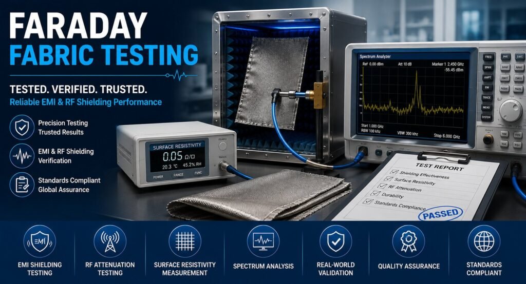 Faraday Fabric Testing: 9 Proven Ways to Verify Shielding Performance 2 Faraday Fabric Testing