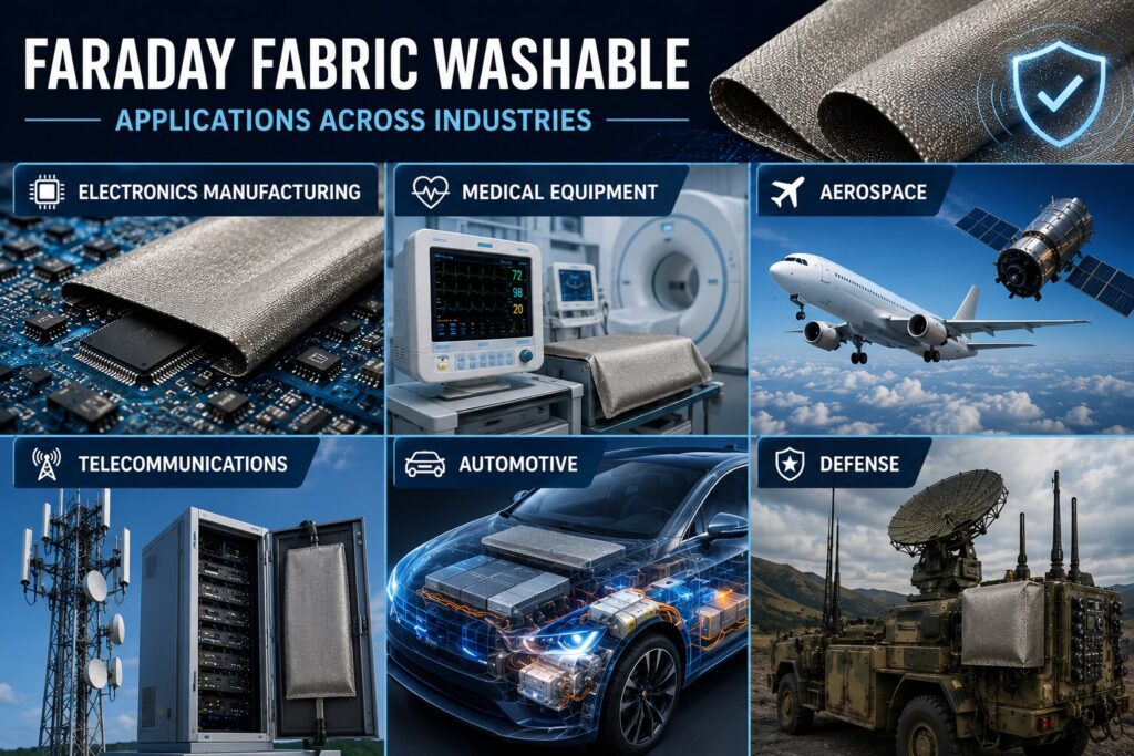 Is Faraday Fabric Washable and How Do I Care for It? 4 Faraday fabric applications across industries