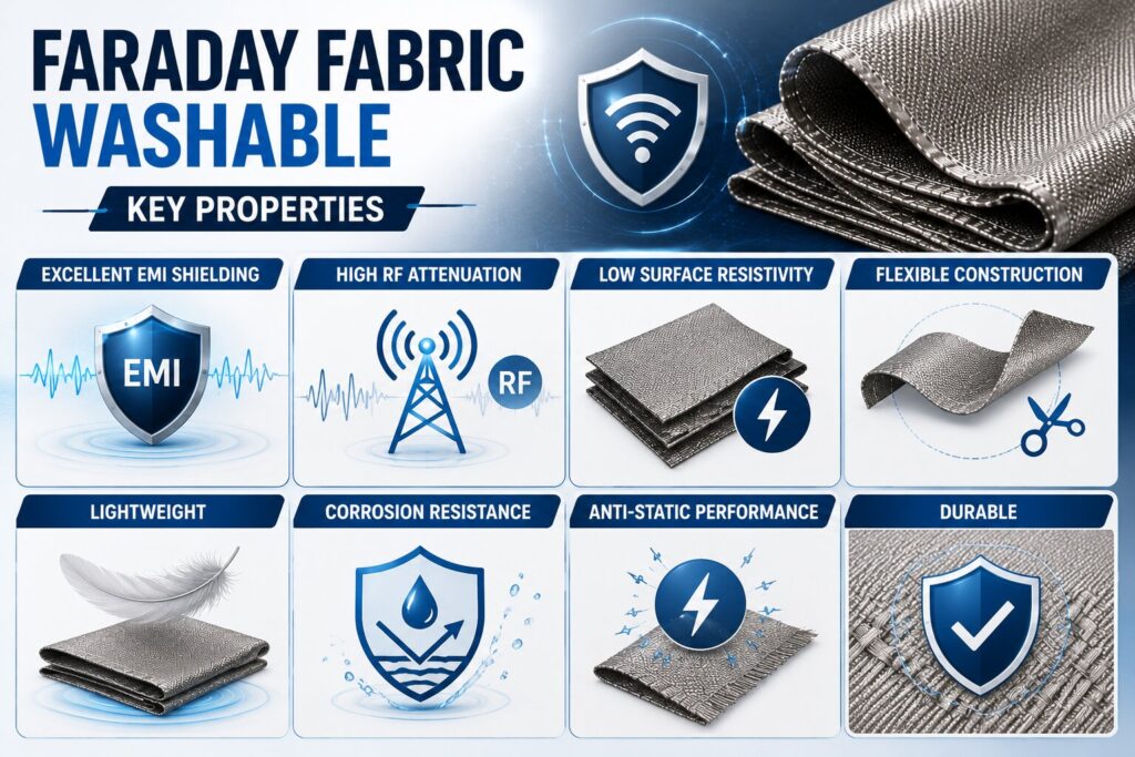 Is Faraday Fabric Washable and How Do I Care for It? 3 Faraday fabric product properties