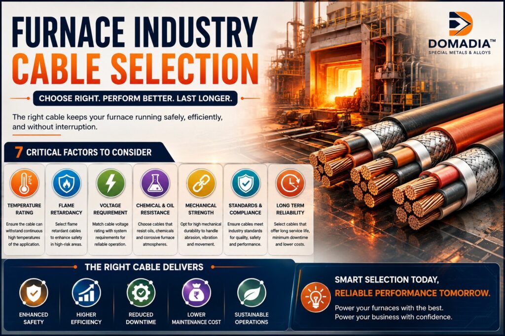 Furnace Industry Cable Selection: 7 Critical Factors for Reliable Performance 2 Furnace industry cable selection