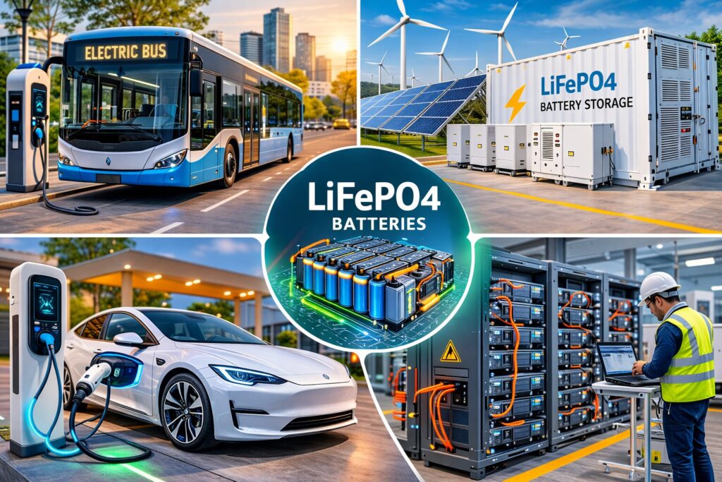 LiFePO4 EV Batteries – 6 Powerful Advantages Over Traditional Lithium Chemistries | DOMADIA™ 3 Future of sustainable energy and transport