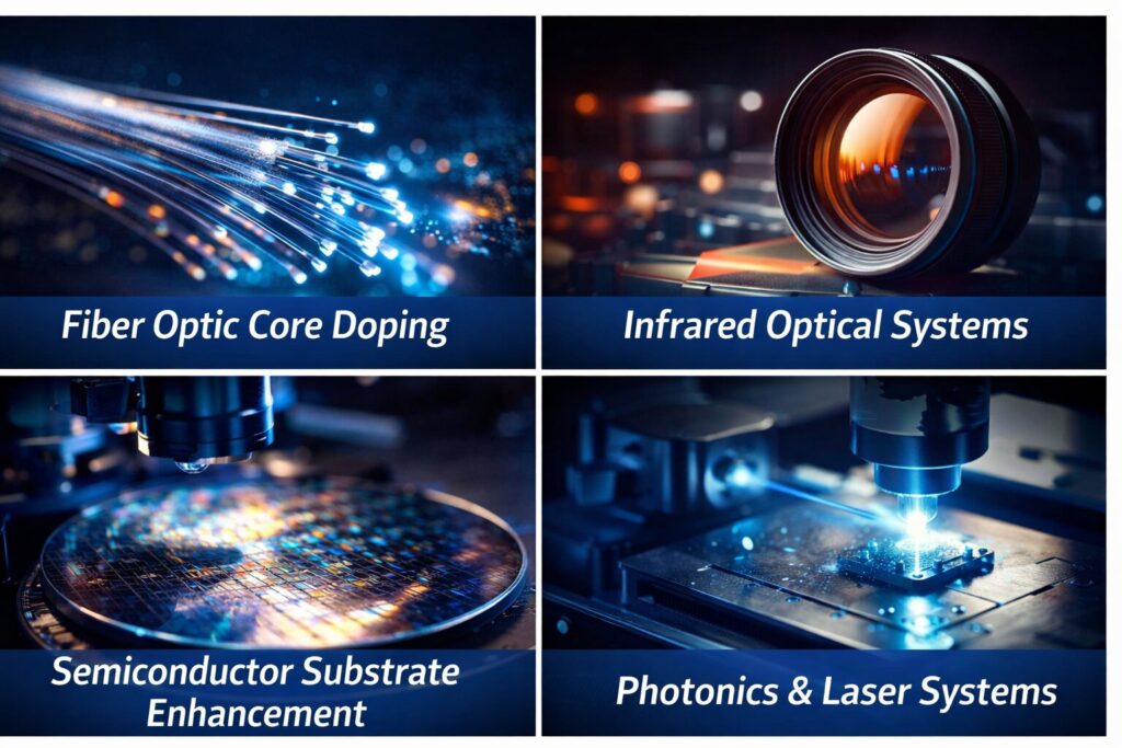 Germanium Dioxide 5N Applications – 6 Powerful Semiconductor & Fiber Optic Uses 2 Germanium Dioxide 5N Applications