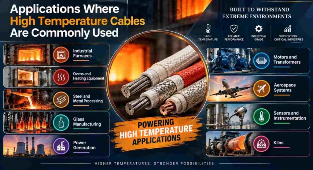 Can High Temperature Cables Be Spliced or Repaired? 9 Critical Facts Engineers Should Know 4 High-Temperature Cable Applications