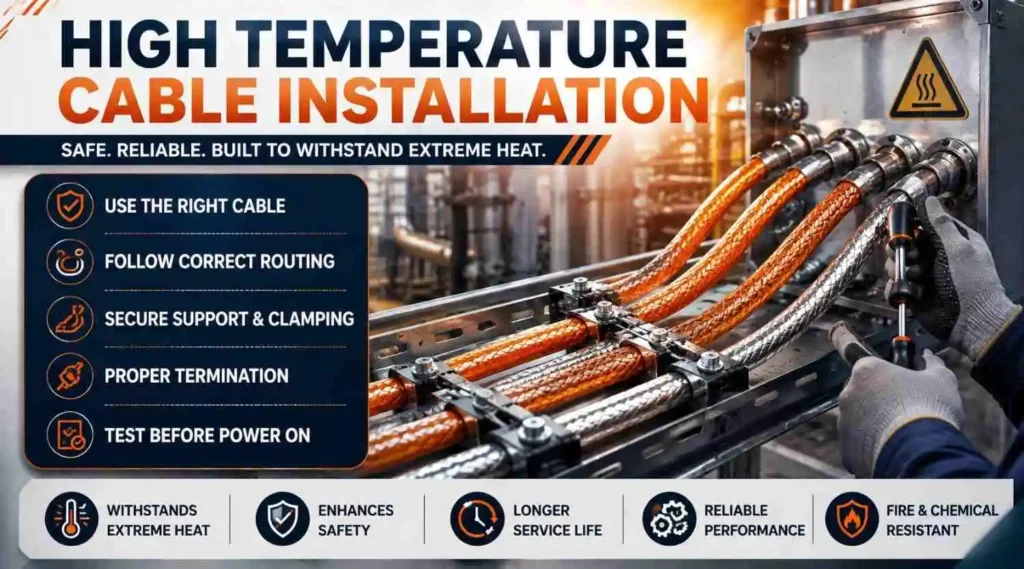 Are High Temperature Cables Safe to Install Myself? 9 Critical Facts Every Homeowner Should Know 2 High Temperature Cable Installation