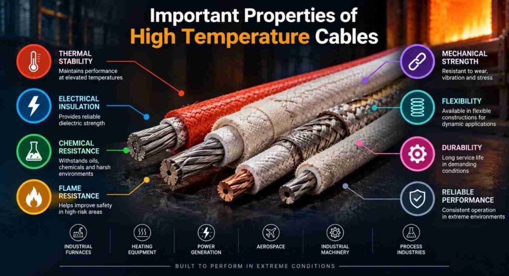 Can High Temperature Cables Be Spliced or Repaired? 9 Critical Facts Engineers Should Know 3 High-Temperature Cable Properties
