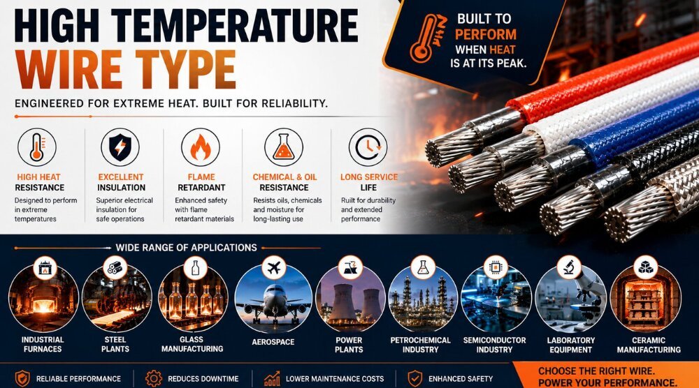 High Temperature Wire Type: 9 Smart Ways to Choose the Right Wire for Your Project 2 High Temperature Wire Type