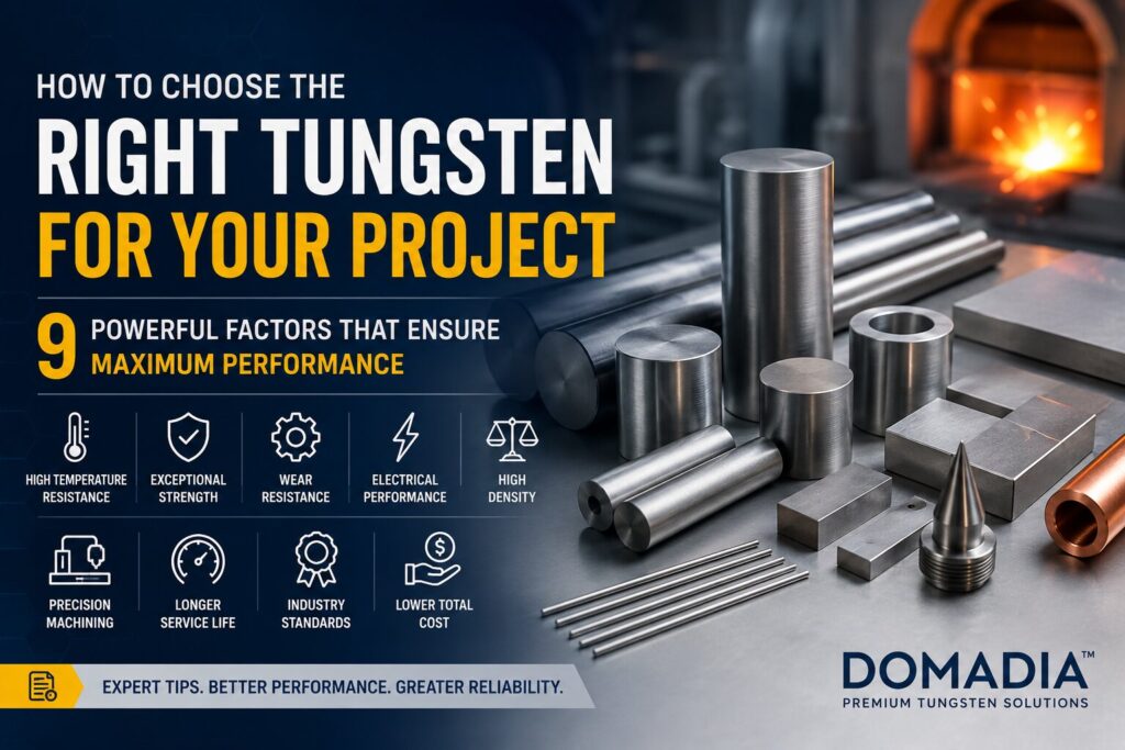 Right Tungsten Project: 9 Powerful Factors to Ensure Maximum Performance 2 How to choose the right tungsten