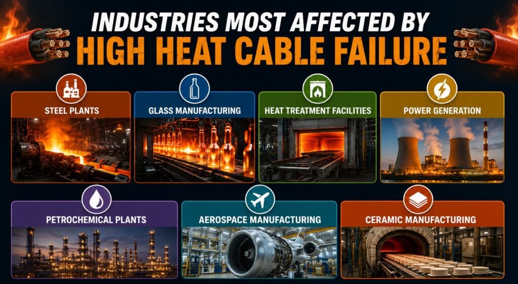 Why Are My Current Cables Failing in High Heat Environments? 3 Industries impacted by high heat cable failure