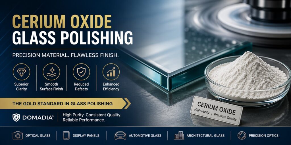 Cerium Oxide Glass Polishing: The Gold Standard Explained 2 Key Properties of Cerium Oxide Glass Polishing