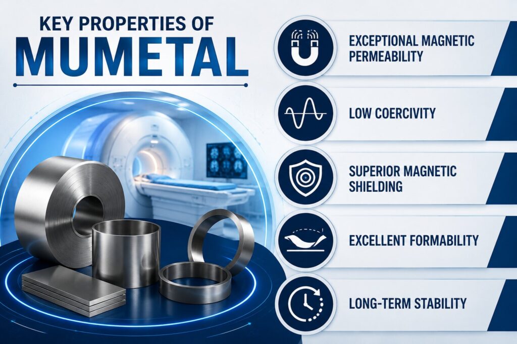 MuMetal MRI Shielding:6 Powerful Benefits in Medical Equipment 3 Key properties of MuMetal