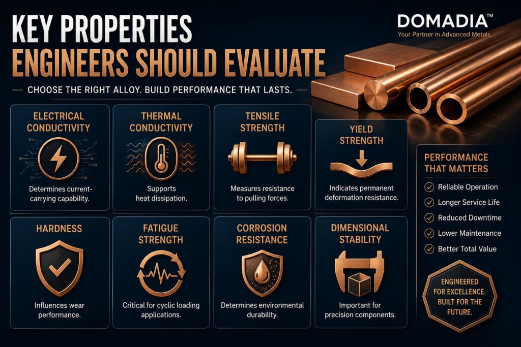 Copper Alloy Selection Guide for Engineers: 7 Proven Factors Using UNS C17200 and Beyond 3 Key properties of copper alloys for engineering