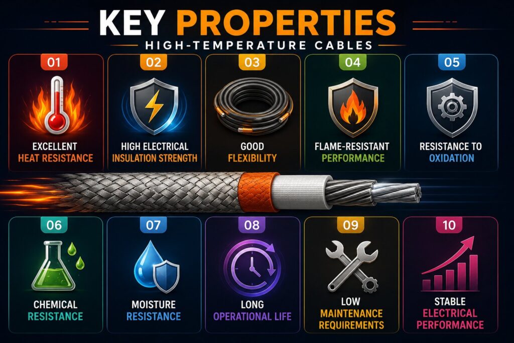 Heat Resistant Electrical Cable: What Is a High-Temperature Cable, and Do I Really Need One? 3 Key properties of high-temperature cables