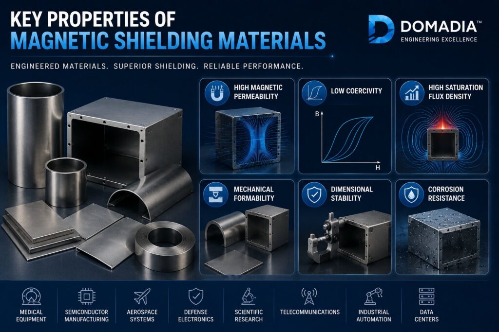 Custom Magnetic Shield Design Guide: 7 Powerful Steps to Achieve Superior Magnetic Protection 2 Key properties of magnetic shielding materials