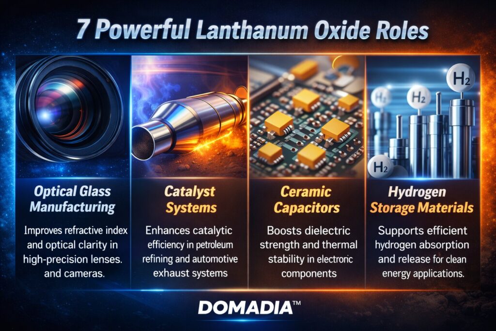 Lanthanum Oxide Roles