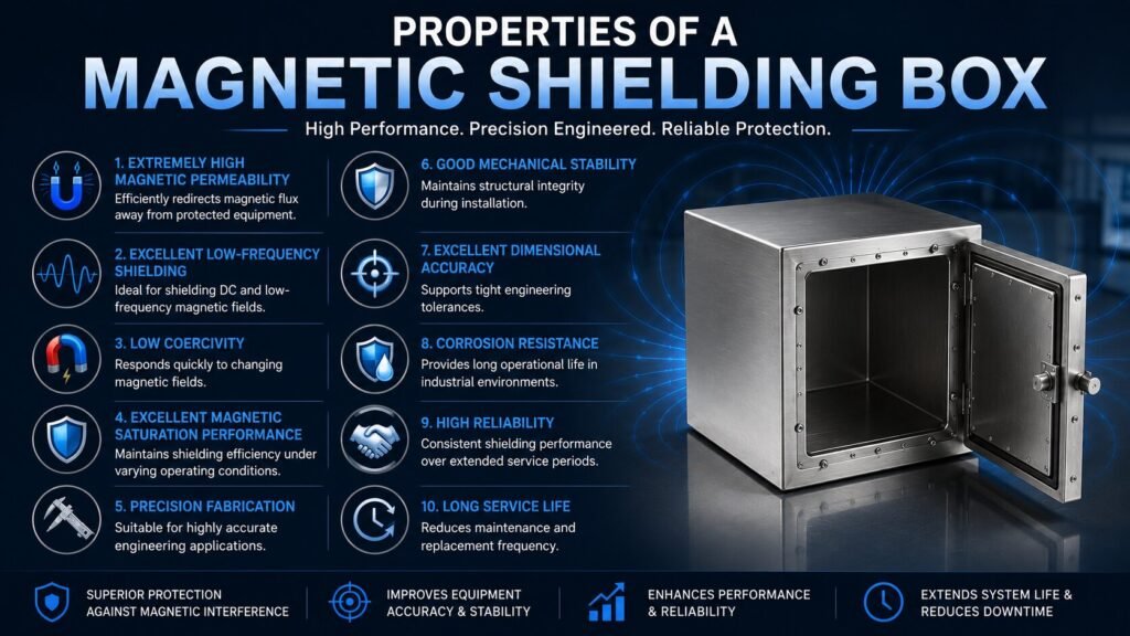 Magnetic Shielding Box: 9 Powerful Reasons Why Box Designs Outperform Other Shielding Shapes 3 Magnetic shielding box features explained