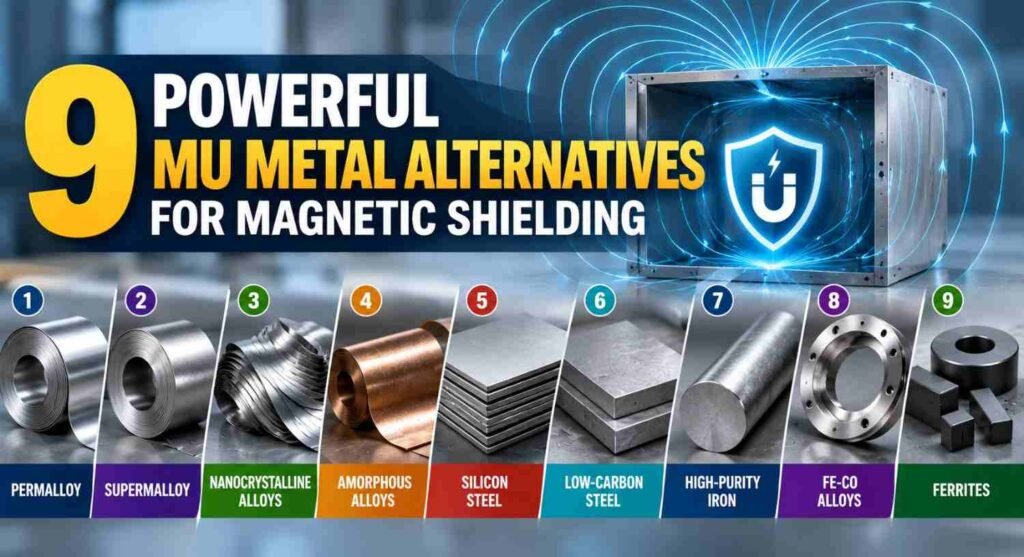 9 Powerful Mu Metal Alternatives for Magnetic Shielding: Materials, Properties & Applications 2 Mu Metal Alternatives for Magnetic Shielding
