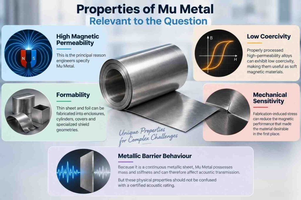 Can Mu Metal Be Used for Acoustic Shielding? 9 Powerful Facts About UNS N14080 3 Mu Metal Properties