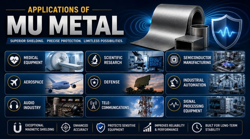 Mu Metal Cost vs Other Shielding Materials: 7 Powerful Reasons to Choose UNS N14080 5 Mu-metal applications in tech and industry