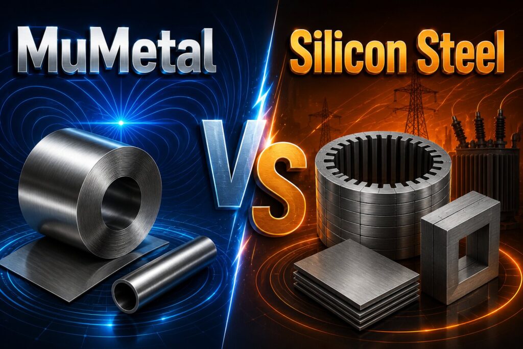 MuMetal vs Silicon Steel – 7 Powerful Differences That Impact Performance | DOMADIA™ 2 MuMetal vs Silicon Steel