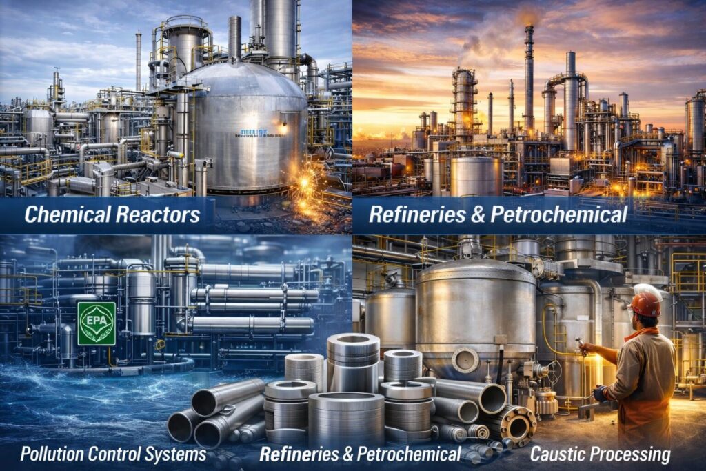 Marine Corrosion vs Industrial Corrosion Nickel Alloy: 9 Powerful Selection Secrets 4 Nickel alloys in industrial applications
