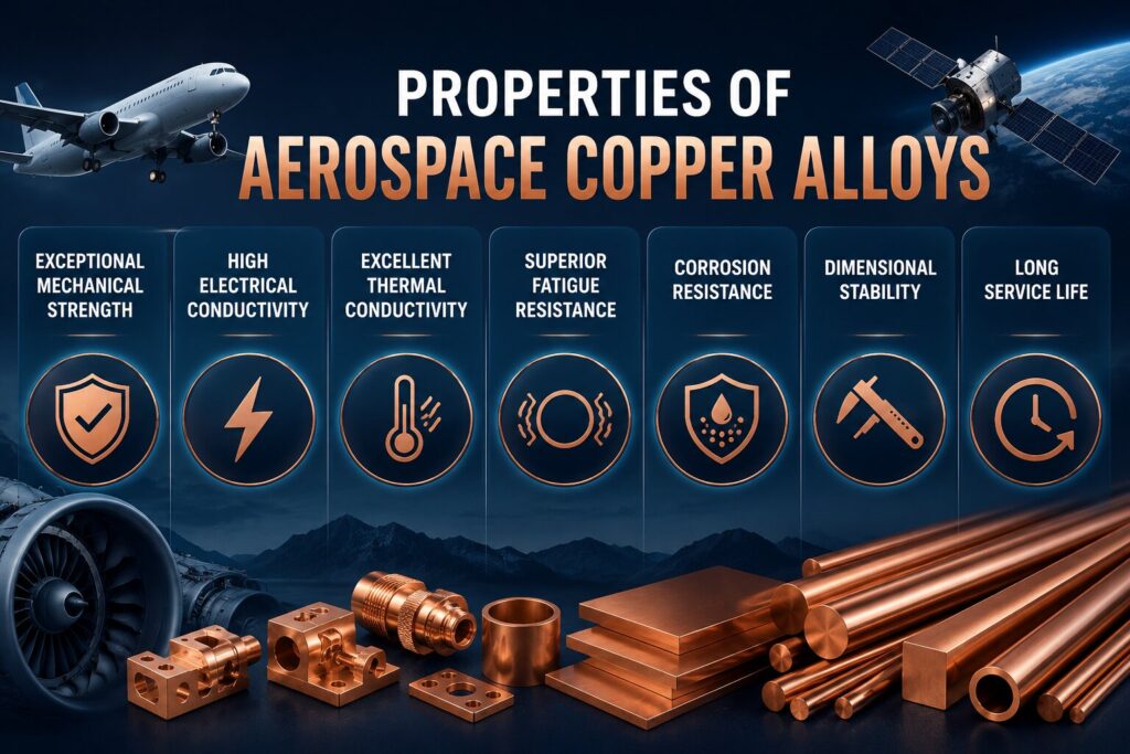 High Strength Copper Alloys in Aerospace: 7 Powerful Benefits Driving Modern Aviation 3 Properties of Aerospace Copper Alloys