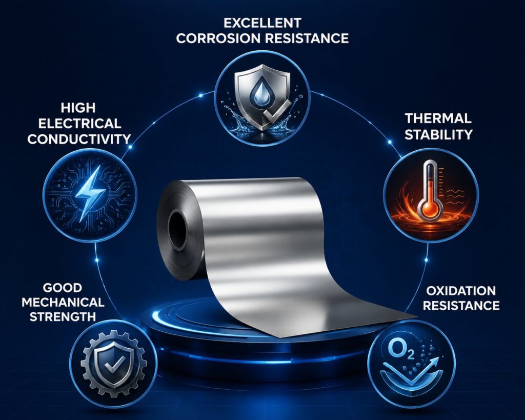 UNS N02200 Nickel Foil: 7 Powerful Applications in the Hydrogen Economy 3 Properties of Nickel 200 Foil