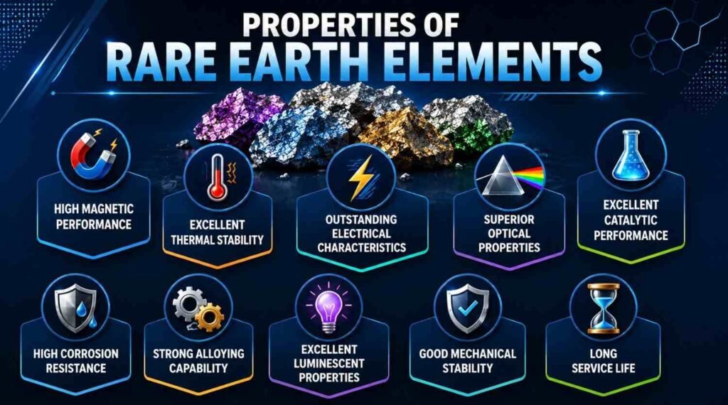 Rare Earth Elements Rare: Why the Name Is More Misleading Than You Think 3 Properties of Rare Earth Elements