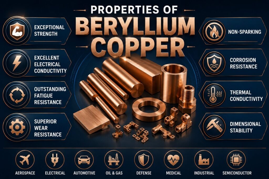 How Much Does Beryllium Copper Cost? 7 Powerful Factors That Affect the Price 3 Properties of beryllium copper